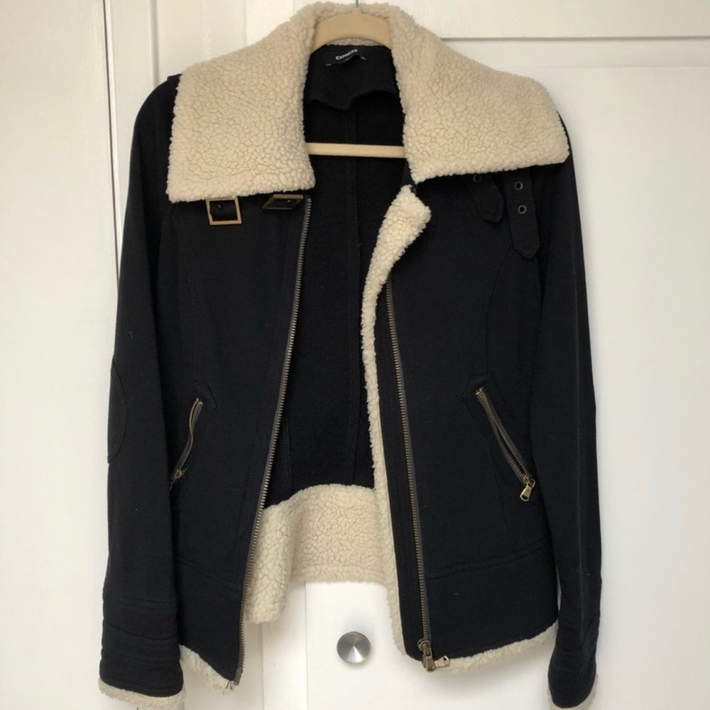 Express Faux Shearling Jacket
